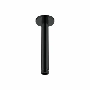 Tube de plafond rond noir mat [ VAROBATH ]