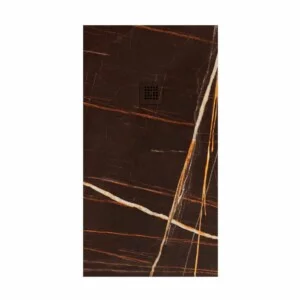 Receveur de douche en résine avec texture ardoise. Sahara effet marbre cuivré – antidérapant STONE 3D modern