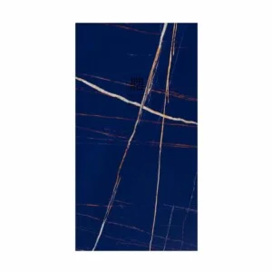 Receveur de douche en résine avec texture ardoise. Effet marbre bleu saharien – antidérapant STONE 3D moderne