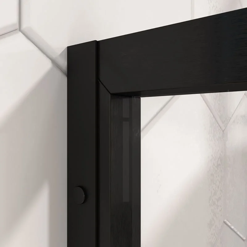 Appareil de douche LINE avec profilés à cadre en 3 parties - Verre 4 MM avec traitement anticalcaire inclus - Bras de serrage en acier inoxydable – Image 6