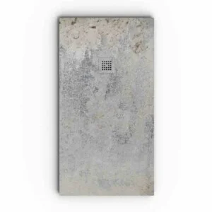 Amarna Receveur de douche effet ciment et autres couleurs – antidérapant moderne STONE 3D