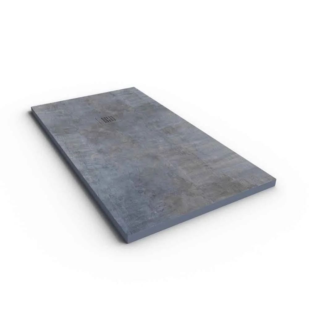 Receveur de douche effet ciment Cellini et autres couleurs – antidérapant STONE 3D moderne – Image 2