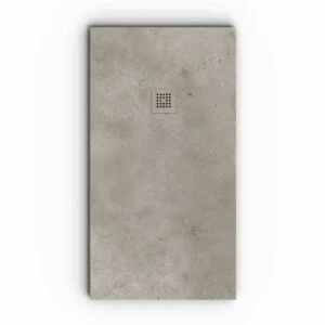 Receveur de douche effet ciment Cromat et autres coloris – antidérapant moderne STONE 3D