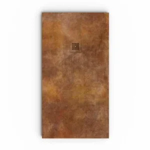 Receveur de douche effet Cemento Cupra et autres couleurs – antidérapant STONE 3D moderne