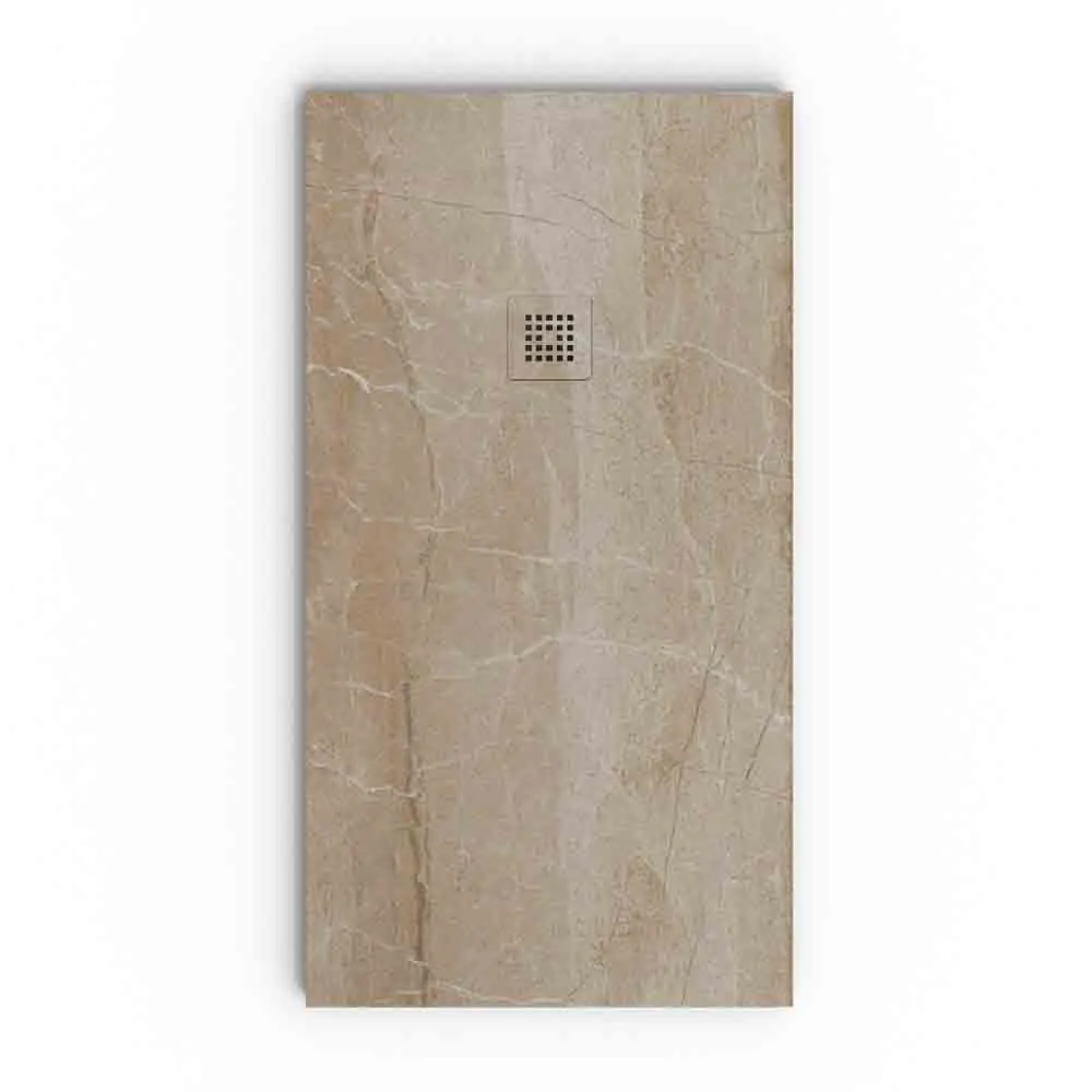 Receveur de douche effet ciment Dera et autres couleurs – STONE 3D moderne antidérapant