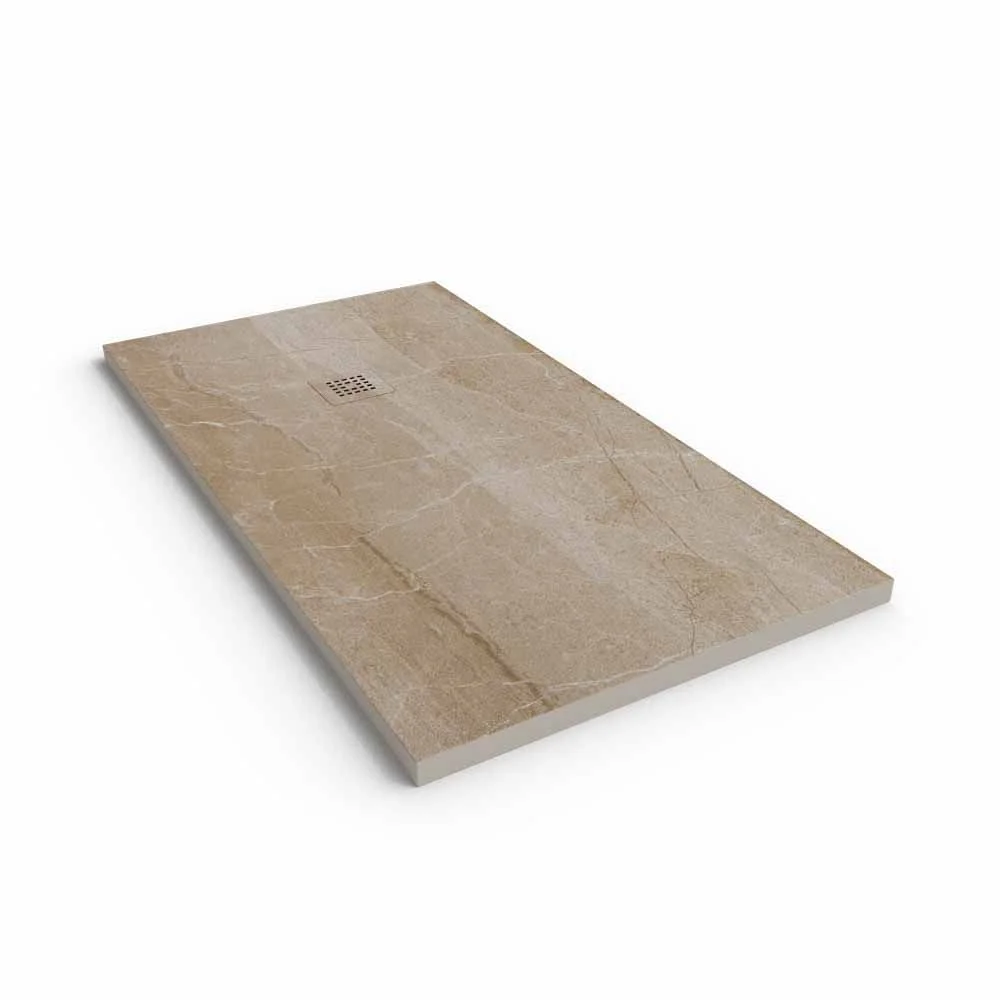 Receveur de douche effet ciment Dera et autres couleurs – STONE 3D moderne antidérapant – Image 2