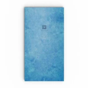 Receveur de douche effet ciment   empereur bleu et autres couleurs – antidérapant moderne STONE 3D