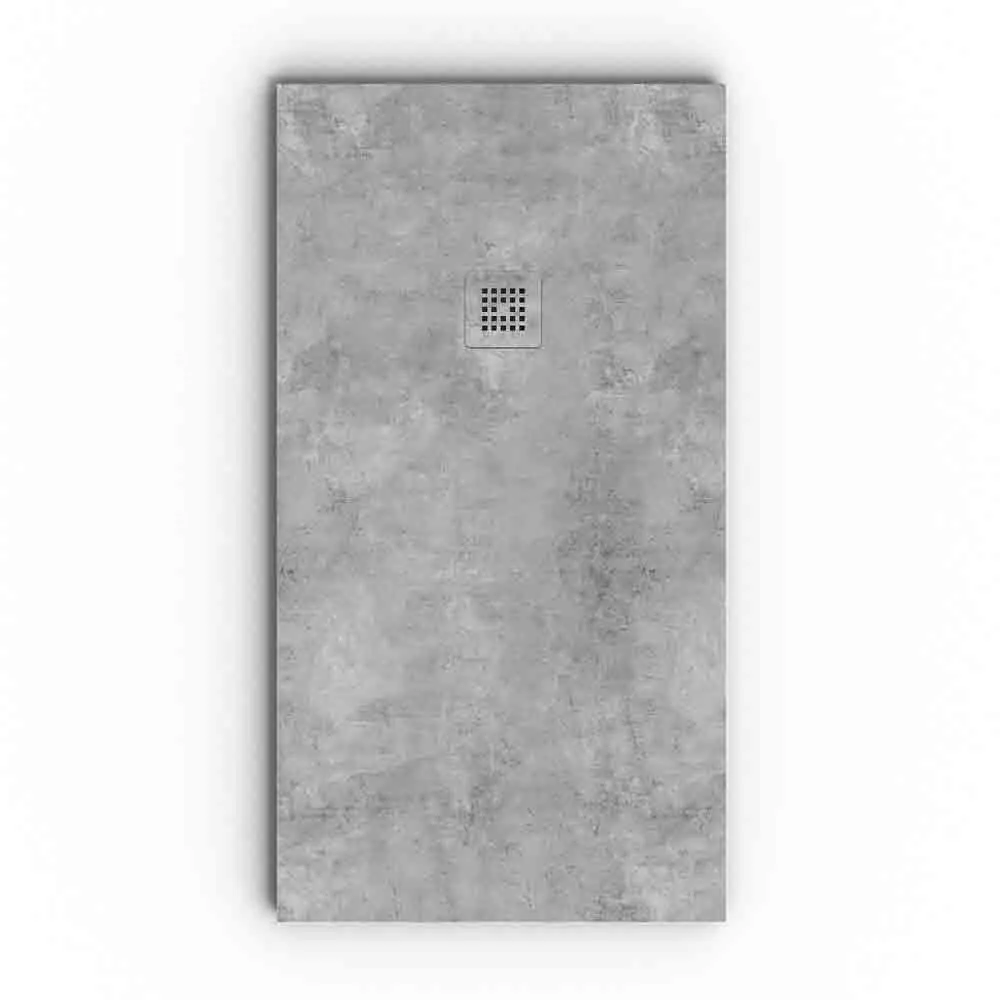 Receveur de douche Effet ciment Béton et autres couleurs – antidérapant moderne STONE 3D