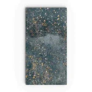 Receveur de douche effet terrazzo LEOPARD et autres coloris – antidérapant moderne STONE 3D