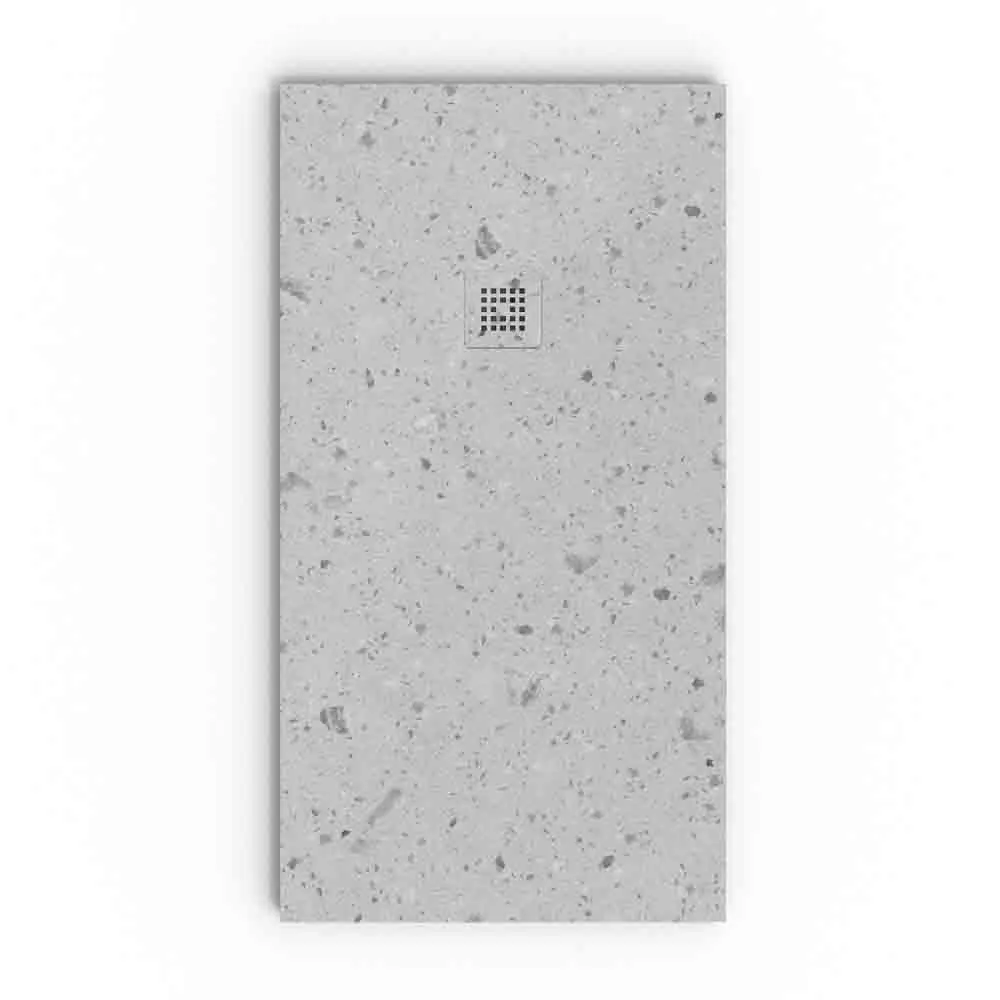 Receveur de douche effet terrazzo TIGER et autres couleurs – antidérapant moderne STONE 3D