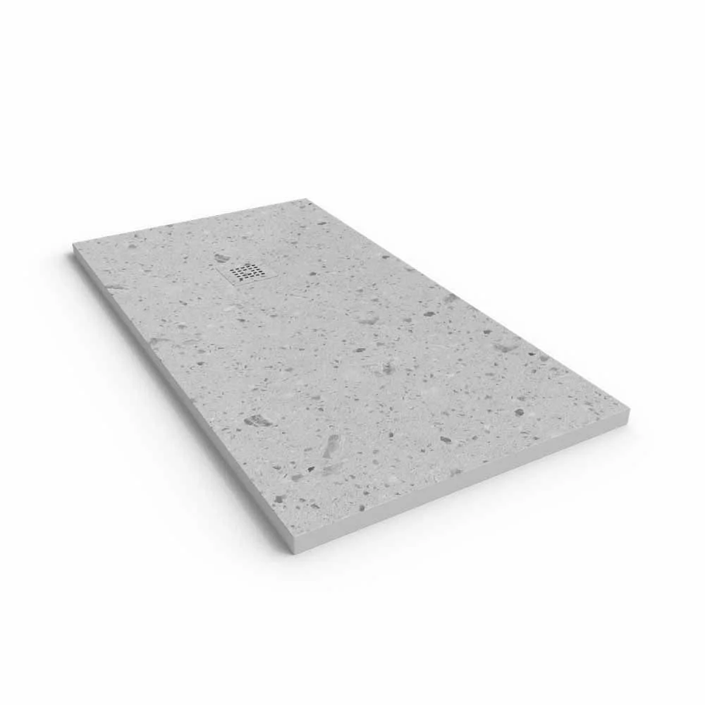 Receveur de douche effet terrazzo TIGER et autres couleurs – antidérapant moderne STONE 3D – Image 2