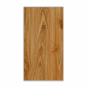 Receveur de douche en résine finition texture ardoise Imitation bois Noyer américain – antidérapant STONE 3D modern