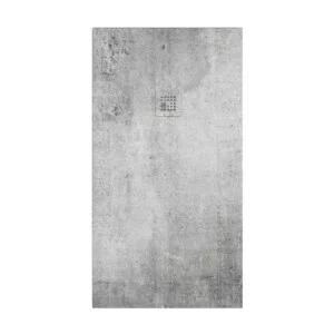 Receveur de douche en résine texture ardoise, finition effet ciment, Quarzo et autres couleurs – antidérapant STONE 3D modern