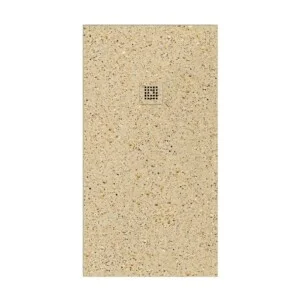Receveur de douche en résine texture ardoise finition effet terrazzo Padul et autres coloris – antidérapant STONE 3D modern