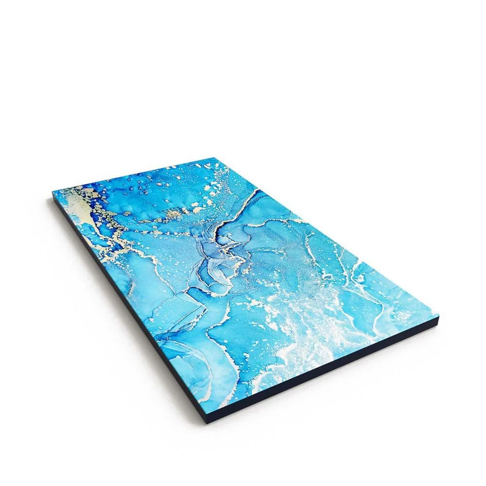 Receveur de douche en résine texture ardoise. Effet marbre bleu forêt et autres finitions – antidérapant moderne STONE 3D – Image 2