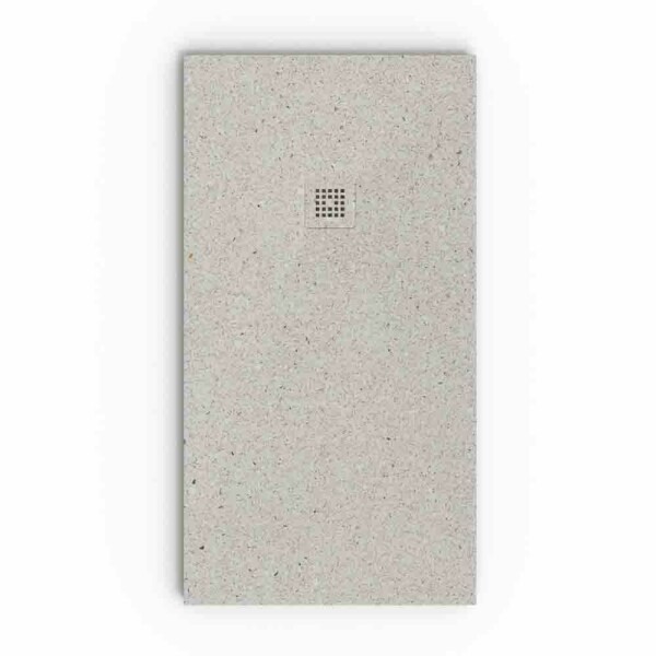 Receveur de douche effet terrazzo PLAIN et autres coloris – antidérapant moderne STONE 3D