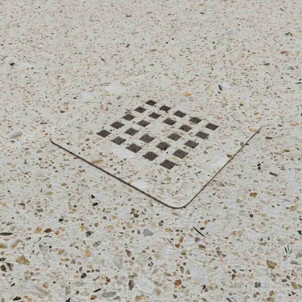 Receveur de douche effet terrazzo PLAIN et autres coloris – antidérapant moderne STONE 3D – Image 3