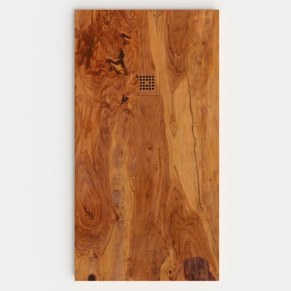 Receveur de douche 3D 100x160 - Modèle WALNOTH effet bois